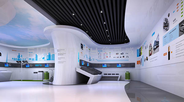 比克電池展廳設計效果圖 比克電池展廳設計效果圖