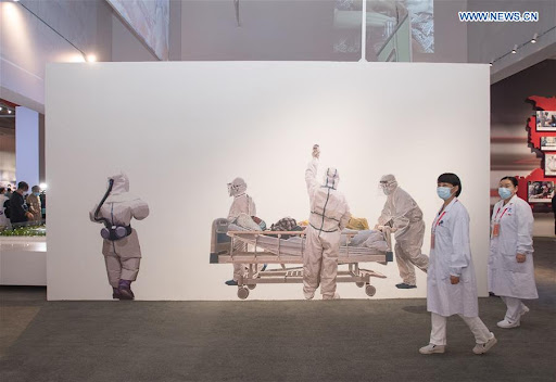 新冠展覽，新冠展位，新冠畫作展示